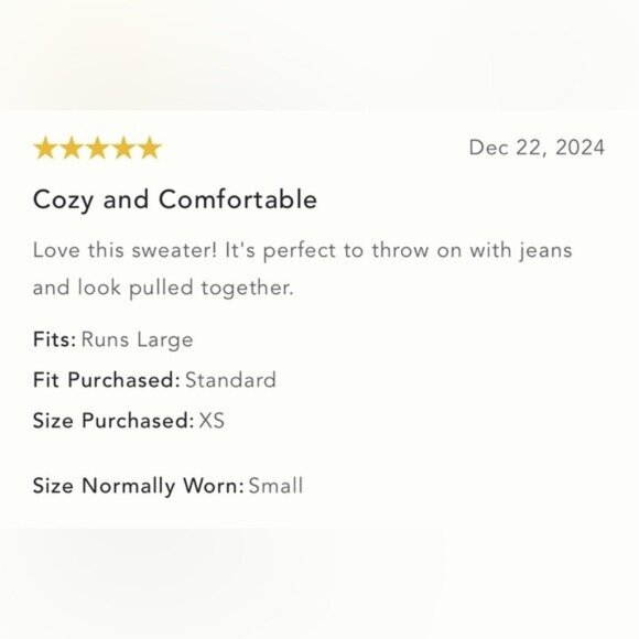 NWT Size XXS (P2P 20") - The Chandler Relaxed Cotton Sweater  (NWT US$ 168) - Picture 15 of 16